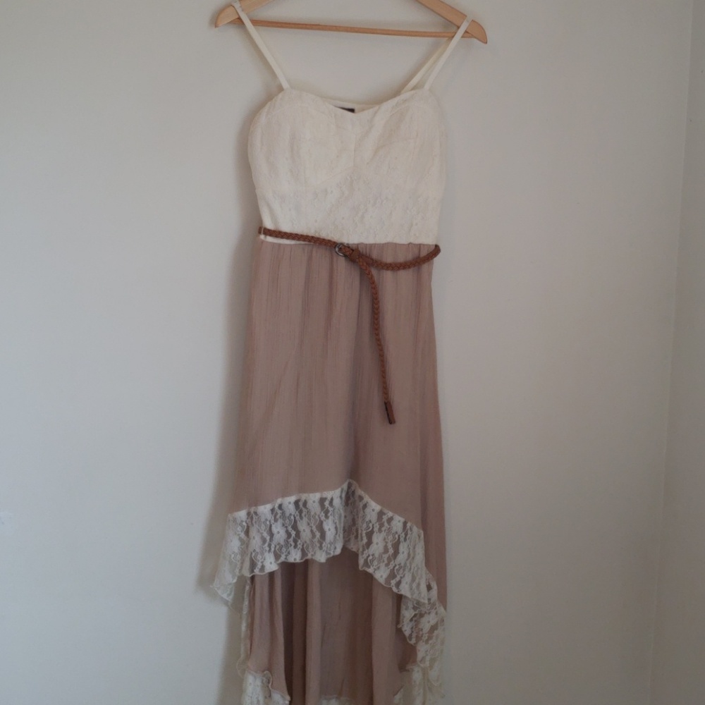 Lace corset top dress